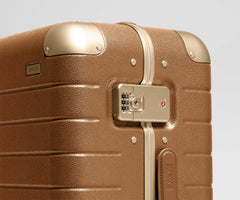 The Aluminum Edge Medium in Cognac Brown