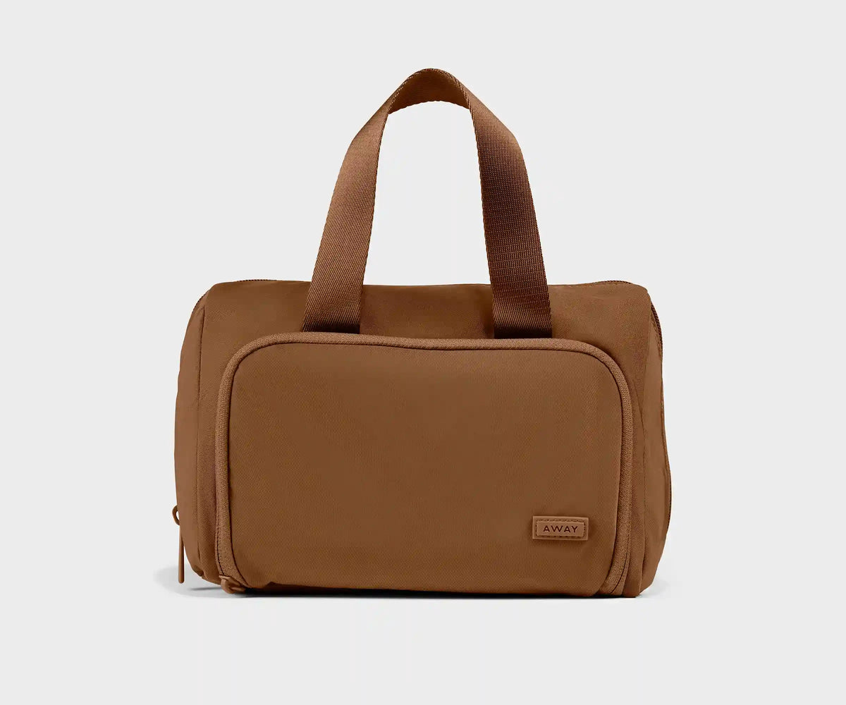 Featherlight Daily Cosmetic Case in Amaro Brown