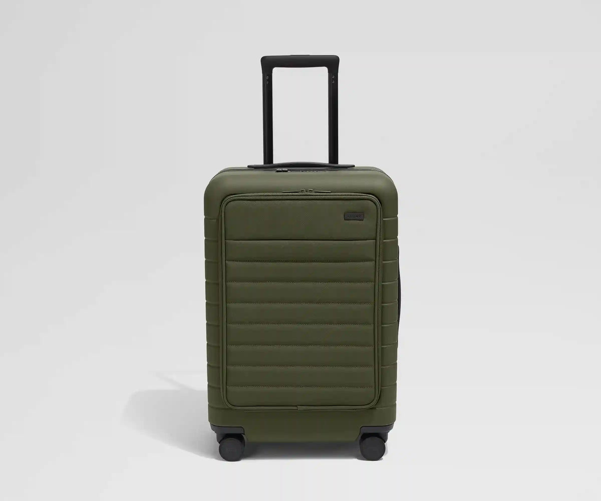 The Executive Bigger Carry-On in Olive Green